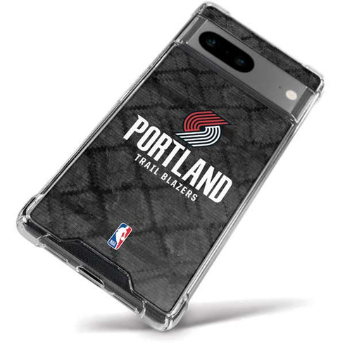 NBA Portland Trail Blazers Dark Rust Google Pixel 8a Clear Case
